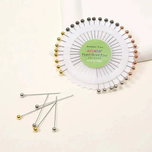 Metallic Pin Roll Attires For Muslimah