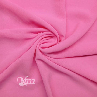 Chiffon Georgette - Neon Pink