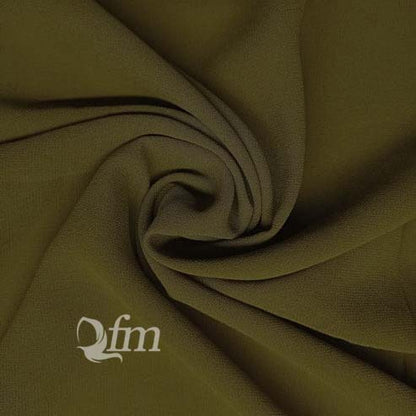 Chiffon Georgette - Olive Green