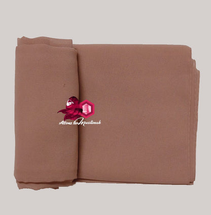 Chiffon Georgette - Copper Rose