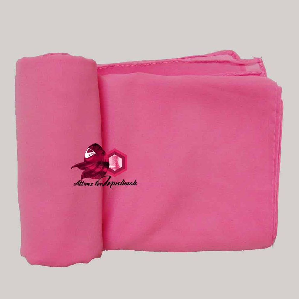 Chiffon Georgette - Neon Pink