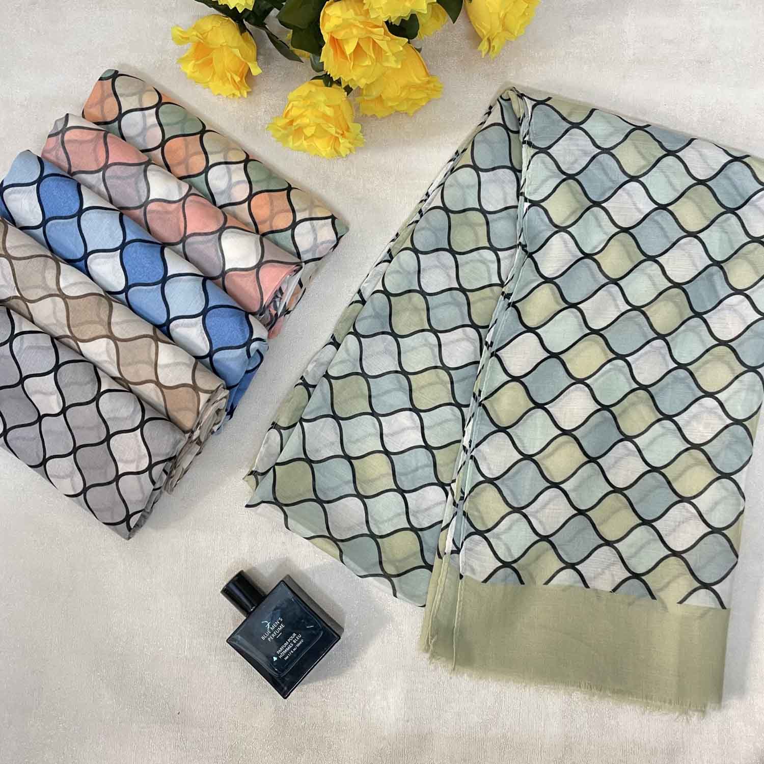 Printed Lawn Attires For Muslimah