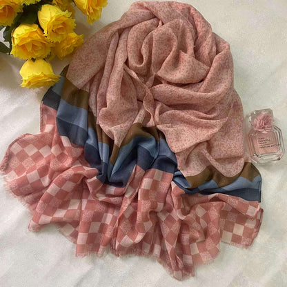 Printed lawn hijab Attires For Muslimah