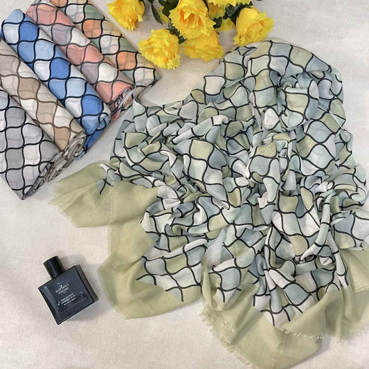 Printed Lawn Attires For Muslimah