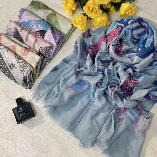Printed Lawn Attires For Muslimah