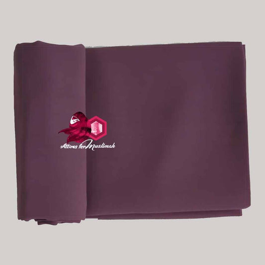 Chiffon Georgette - Rust Purple