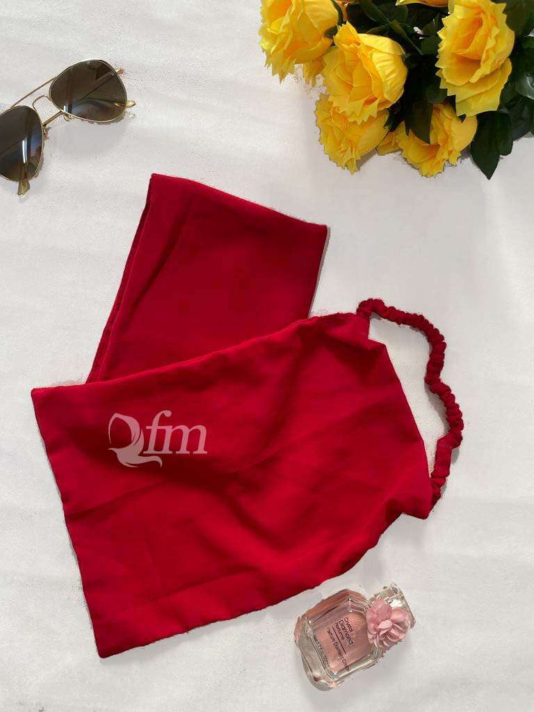 Red Set Attires For Muslimah