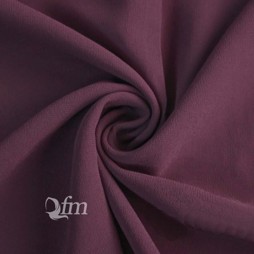 Chiffon Georgette - Rust Purple